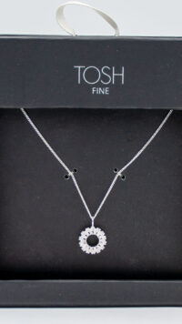 گردنبند زنانه نقره برند تاش