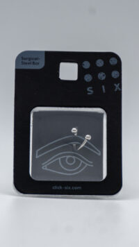 پیرسینگ مردانه ابرو برند سیکس