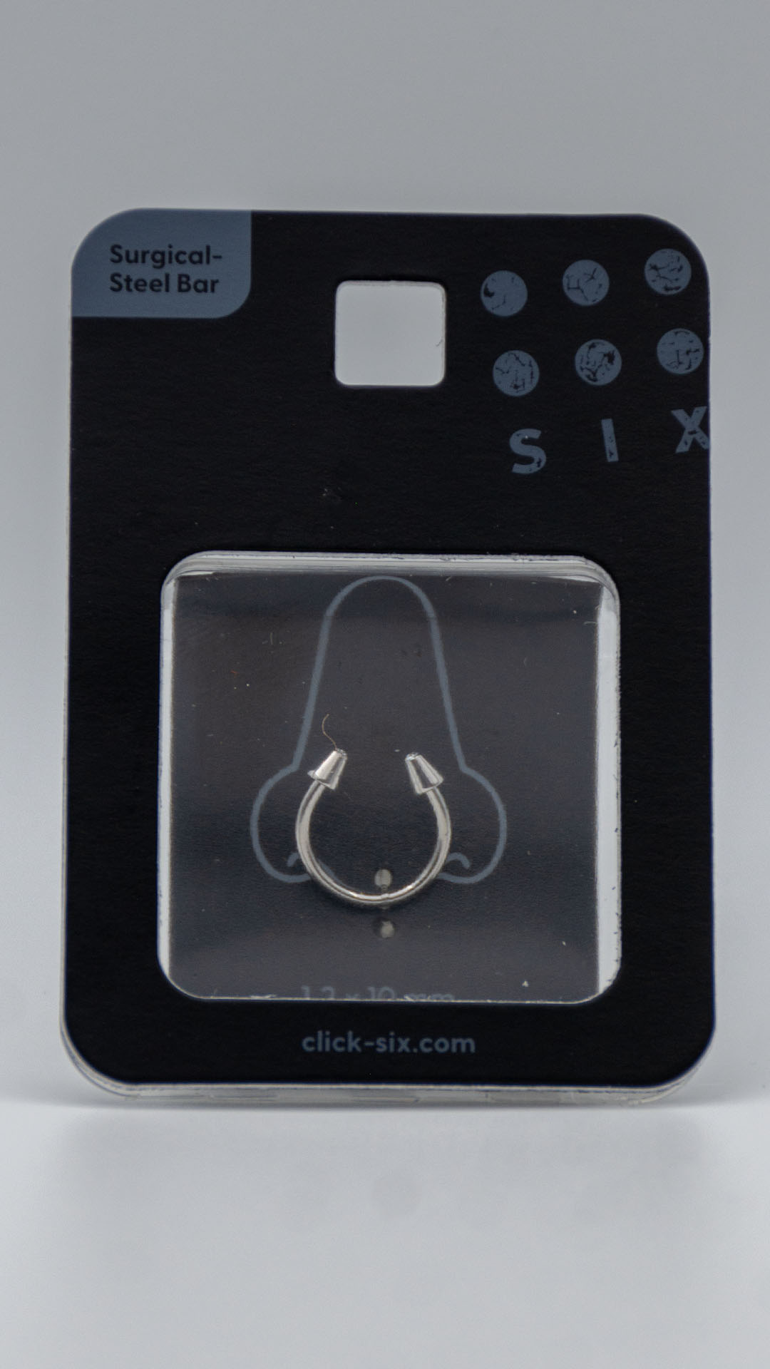 پیرسینگ مردانه بینی برند سیکس